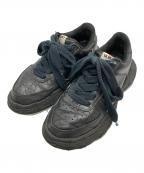 MIHARA YASUHIROミハラヤスヒロ）の古着「WAYNE ウェイン レザー スニーカー」｜ブラック