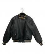 HARLEY-DAVIDSONハーレーダビッドソン）の古着「レザースタジャン」｜ブラック