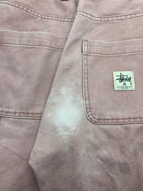 stussy（ステューシー）stussy (ステューシー) ペインターパンツ ピンク サイズ:32の古着・服飾アイテム