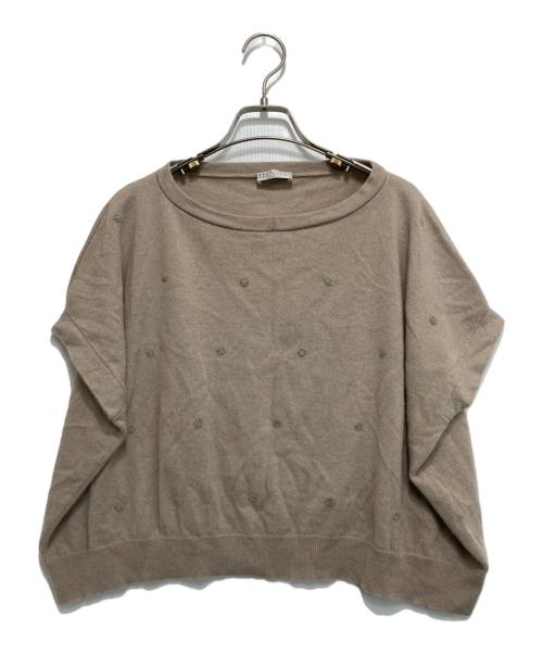 BRUNELLO CUCINELLI（ブルネロクチネリ）BRUNELLO CUCINELLI (ブルネロクチネリ) カシミヤニットベスト ベージュ サイズ:Ｓの古着・服飾アイテム