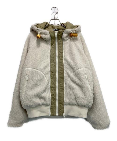 DIESEL（ディーゼル）DIESEL (ディーゼル) G-TEDDYボアコンビジャケット アイボリー×ベージュ サイズ:Ｓの古着・服飾アイテム