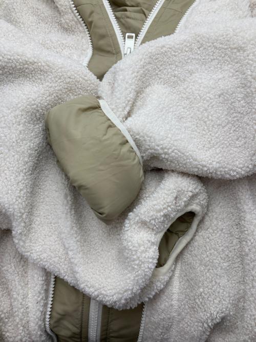 DIESEL（ディーゼル）DIESEL (ディーゼル) G-TEDDYボアコンビジャケット アイボリー×ベージュ サイズ:Ｓの古着・服飾アイテム