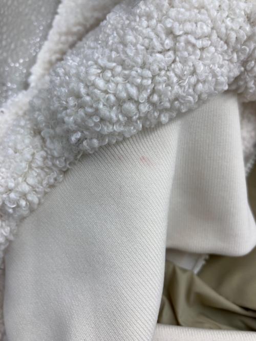 DIESEL（ディーゼル）DIESEL (ディーゼル) G-TEDDYボアコンビジャケット アイボリー×ベージュ サイズ:Ｓの古着・服飾アイテム