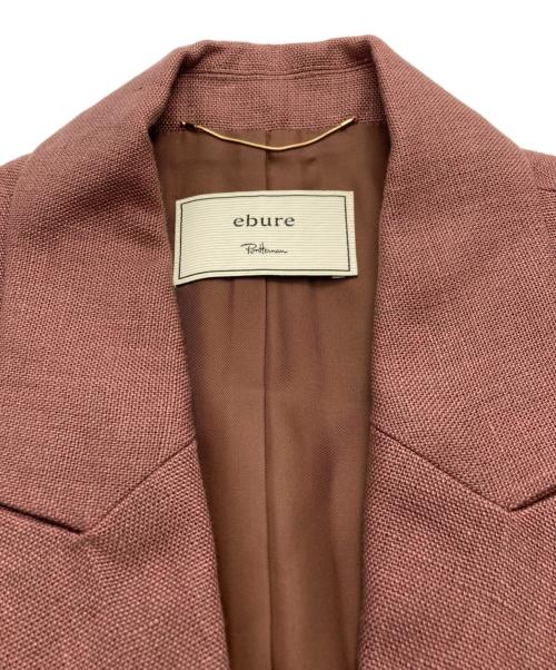ebure（エブール）EBURE (エブール) Ron Herman (ロンハーマン) 別注リネンスリーブレスジャケット ブラウン サイズ:36の古着・服飾アイテム