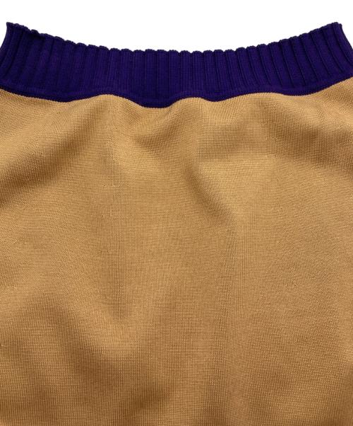 HERMES（エルメス）HERMES (エルメス) スカーフコンビニットスカート ベージュ サイズ:36の古着・服飾アイテム