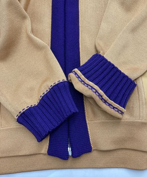 HERMES（エルメス）HERMES (エルメス) スカーフコンビジップカーディガン ベージュ サイズ:38の古着・服飾アイテム