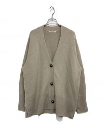 R'IAM PLAGE（リアム プラージュ）の古着「Washable WOOL カーディガン」｜ベージュ