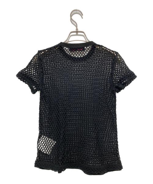 tricot COMME des GARCONS（トリココムデギャルソン）tricot COMME des GARCONS (トリココムデギャルソン) メッシュカットソー ブラック サイズ:Sの古着・服飾アイテム