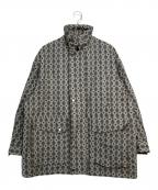 MAISON SPECIALメゾンスペシャル）の古着「小紋柄ジャガードプライムオーバーカバーオールジャケット」｜グレー