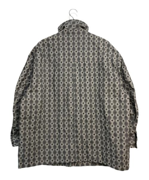 MAISON SPECIAL（メゾンスペシャル）MAISON SPECIAL (メゾンスペシャル) 小紋柄ジャガードプライムオーバーカバーオールジャケット グレー サイズ:02の古着・服飾アイテム