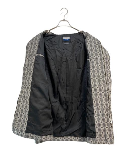 MAISON SPECIAL（メゾンスペシャル）MAISON SPECIAL (メゾンスペシャル) 小紋柄ジャガードプライムオーバーカバーオールジャケット グレー サイズ:02の古着・服飾アイテム