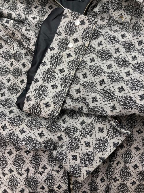 MAISON SPECIAL（メゾンスペシャル）MAISON SPECIAL (メゾンスペシャル) 小紋柄ジャガードプライムオーバーカバーオールジャケット グレー サイズ:02の古着・服飾アイテム