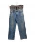 DIESEL（ディーゼル）の古着「LAYERED STRAIGHT JEANS」｜インディゴ