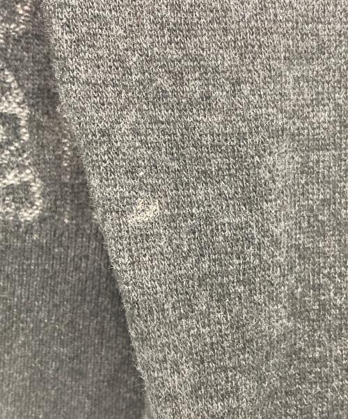 HERMES（エルメス）HERMES (エルメス) シェーヌダンクルカシミヤクルーネックニット グレー サイズ:Mの古着・服飾アイテム