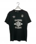 UMBRO×N.HOOLYWOODアンブロ×エヌ ハリウッド）の古着「ロゴプリントTシャツ」｜ブラック