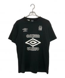 UMBRO×N.HOOLYWOOD（アンブロ×エヌ ハリウッド）の古着「ロゴプリントTシャツ」｜ブラック