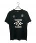 UMBRO（アンブロ）の古着「ロゴプリントTシャツ」｜ブラック