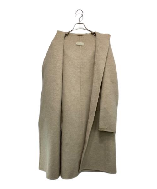 'S Max Mara（エスマックスマーラ）'S Max Mara (エスマックスマーラ) ウールアンゴラコート ベージュ サイズ:44の古着・服飾アイテム