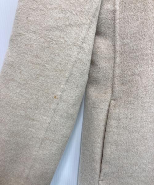 'S Max Mara（エスマックスマーラ）'S Max Mara (エスマックスマーラ) ウールアンゴラコート ベージュ サイズ:44の古着・服飾アイテム