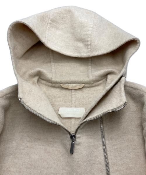 'S Max Mara（エスマックスマーラ）'S Max Mara (エスマックスマーラ) ウールアンゴラコート ベージュ サイズ:44の古着・服飾アイテム