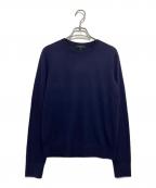 theoryセオリー）の古着「Regal Wool Crewneck Sweater」｜ネイビー