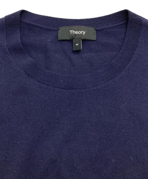 theory（セオリー）theory (セオリー) Regal Wool Crewneck Sweater ネイビー サイズ:Mの古着・服飾アイテム
