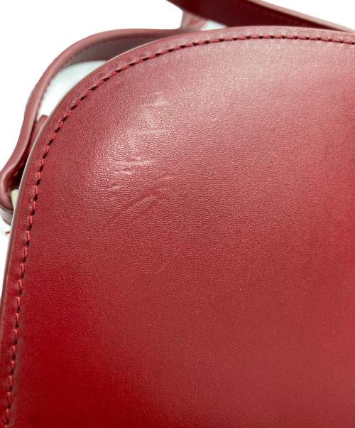 A.P.C.（アーペーセー）A.P.C. (アーペーセー) ハーフムーン ショルダーバッグ レッドの古着・服飾アイテム