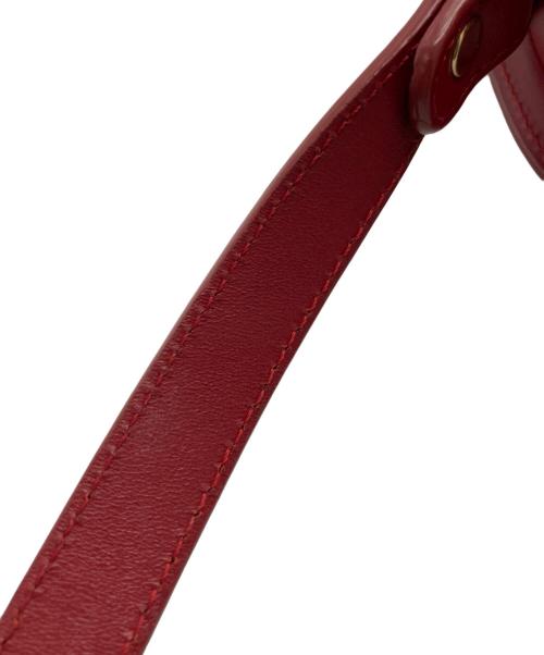 A.P.C.（アーペーセー）A.P.C. (アーペーセー) ハーフムーン ショルダーバッグ レッドの古着・服飾アイテム