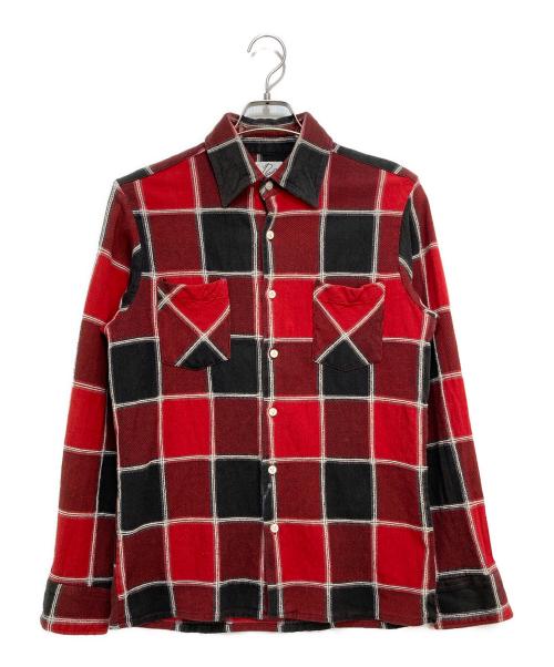 Needles（ニードルズ）Needles (ニードルズ) チェックシャツ レッド サイズ:Mの古着・服飾アイテム