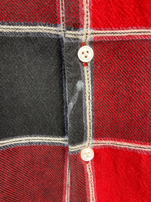 Needles（ニードルズ）Needles (ニードルズ) チェックシャツ レッド サイズ:Mの古着・服飾アイテム