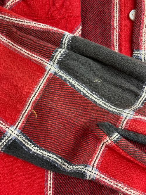 Needles（ニードルズ）Needles (ニードルズ) チェックシャツ レッド サイズ:Mの古着・服飾アイテム