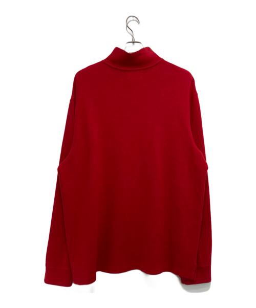 POLO RALPH LAUREN（ポロ・ラルフローレン）POLO RALPH LAUREN (ポロ・ラルフローレン) ハーフジップスウェット レッド サイズ:XLの古着・服飾アイテム