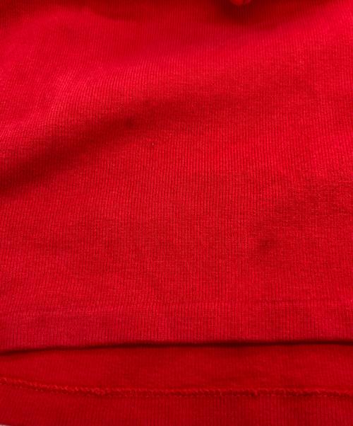 POLO RALPH LAUREN（ポロ・ラルフローレン）POLO RALPH LAUREN (ポロ・ラルフローレン) ハーフジップスウェット レッド サイズ:XLの古着・服飾アイテム