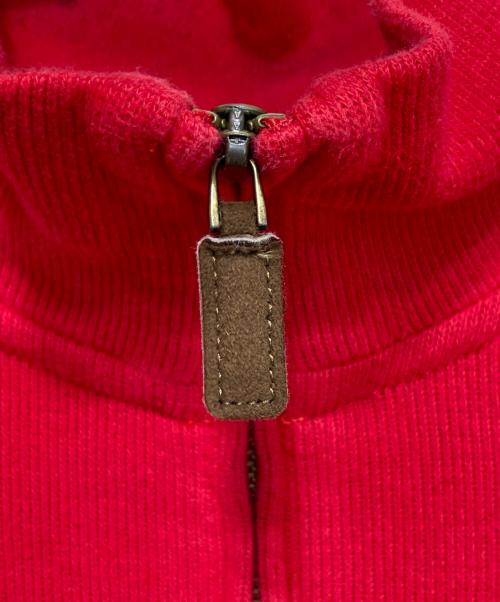 POLO RALPH LAUREN（ポロ・ラルフローレン）POLO RALPH LAUREN (ポロ・ラルフローレン) ハーフジップスウェット レッド サイズ:XLの古着・服飾アイテム
