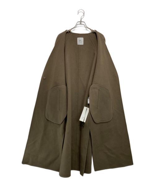 1er Arrondissement（プルミエ アロンディスモン）1er Arrondissement (プルミエ アロンディスモン) ダブルビーバーロングコート ベージュ サイズ:38の古着・服飾アイテム