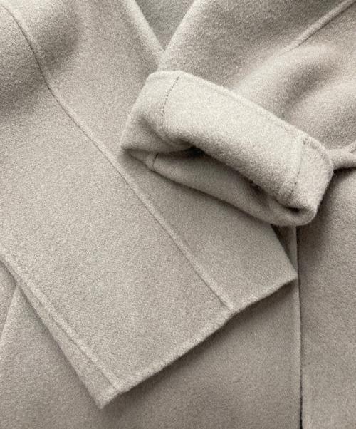 1er Arrondissement（プルミエ アロンディスモン）1er Arrondissement (プルミエ アロンディスモン) ダブルビーバーロングコート ベージュ サイズ:38の古着・服飾アイテム