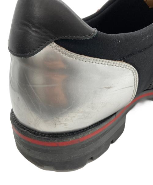 Christian Louboutin（クリスチャン・ルブタン）Christian Louboutin (クリスチャン・ルブタン) スタッズメッシュコンビシューズ ブラック サイズ:41　1/2の古着・服飾アイテム