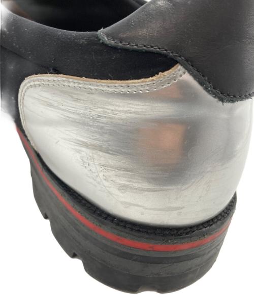 Christian Louboutin（クリスチャン・ルブタン）Christian Louboutin (クリスチャン・ルブタン) スタッズメッシュコンビシューズ ブラック サイズ:41　1/2の古着・服飾アイテム