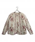 UNE FEMMEユヌ フェム）の古着「キルティングジャケット」｜ホワイト