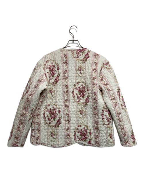 UNE FEMME（ユヌ フェム）UNE FEMME (ユヌ フェム) キルティングジャケット ホワイトの古着・服飾アイテム