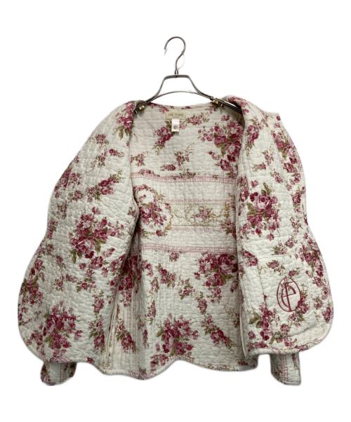 UNE FEMME（ユヌ フェム）UNE FEMME (ユヌ フェム) キルティングジャケット ホワイトの古着・服飾アイテム