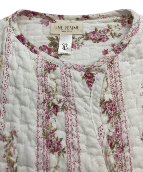 UNE FEMME（ユヌ フェム）UNE FEMME (ユヌ フェム) キルティングジャケット ホワイトの古着・服飾アイテム