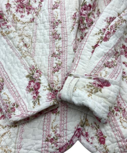 UNE FEMME（ユヌ フェム）UNE FEMME (ユヌ フェム) キルティングジャケット ホワイトの古着・服飾アイテム