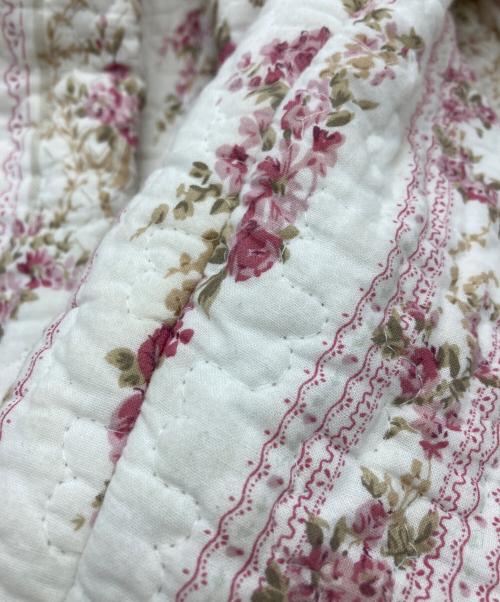 UNE FEMME（ユヌ フェム）UNE FEMME (ユヌ フェム) キルティングジャケット ホワイトの古着・服飾アイテム