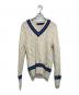 POLO RALPH LAUREN（ポロ・ラルフローレン）の古着「アイコニッククリケットセーター」｜ホワイト