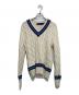 POLO RALPH LAUREN（ポロ・ラルフローレン）の古着「アイコニッククリケットセーター」｜ホワイト