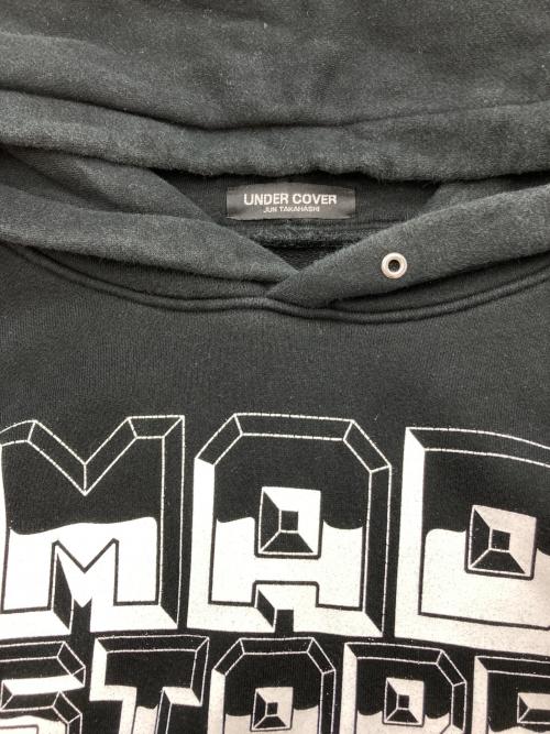 UNDERCOVER（アンダーカバー）UNDERCOVER (アンダーカバー) プリントパーカー ブラック サイズ:5の古着・服飾アイテム