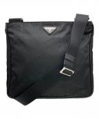PRADAプラダ）の古着「ナイロンショルダーバッグ」｜ブラック