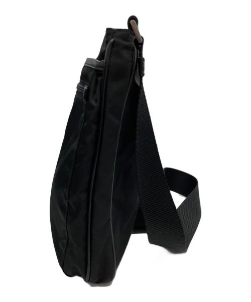 PRADA（プラダ）PRADA (プラダ) ナイロンショルダーバッグ ブラックの古着・服飾アイテム