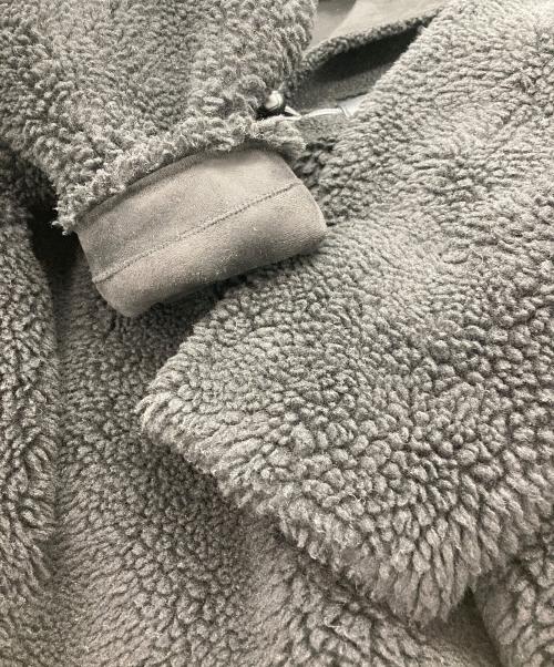 BEAUTY&YOUTH（ビューティーアンドユース）BEAUTY&YOUTH (ビューティーアンドユース) ボア*フェイクムートン ループボタンジャケット ブラック サイズ:不明の古着・服飾アイテム